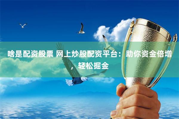 啥是配资股票 网上炒股配资平台：助你资金倍增，轻松掘金